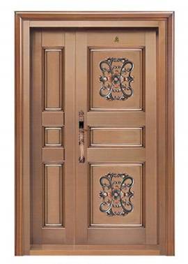 Steel copper door
